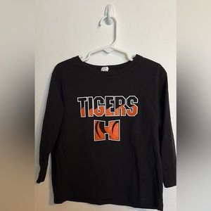 Kids Size 4 Long Sleeve “Herrin Tigers” Shirt